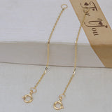 NYMPH G18K Extension Chain Necklace AU750 Spring Chain Tail Necklace