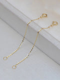 NYMPH G18K Extension Chain Necklace AU750 Spring Chain Tail Necklace
