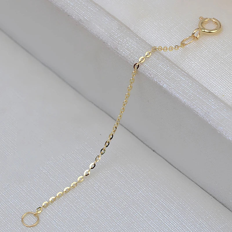 NYMPH G18K Extension Chain Necklace AU750 Spring Chain Tail Necklace