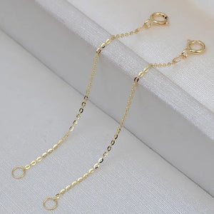 NYMPH G18K Extension Chain Necklace AU750 Spring Chain Tail Necklace