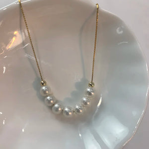 Akoya Pearl Pendant Necklace Fine Jewelry for Women X266-1