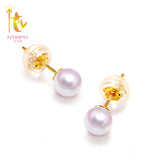 AKOYA Pearl Earrings 18k Yellow Gold Fine Jewelry Women