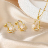 925 Sterling Silver Pearl Necklace for Women Party Wedding