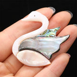 Mother of Pearl Animal Pendant Turtle Fish Abalone Tree Char