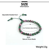 Natural Stone Beaded Bracelet for Women Amethysts Gemstone Bracelets