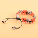 Pink Quartz Purple Crystal Bracelet for Women