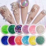 3D Acrylic Pearl Flower Mix Beads Nail Charms Gem Nail Decors