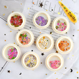 Nail Art Dried Flowers Decorative Epoxy Resin Filling Wood Pulp Small Flowers