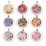 Nail Art Dried Flowers Decorative Epoxy Resin Filling Wood Pulp Small Flowers