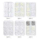 Nail Decoration Sticker Nail Enhancement Articles Bow Knot Pearl Sparkling