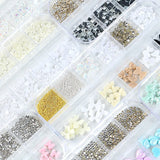 Nail Decoration Sticker Nail Enhancement Articles Bow Knot Pearl Sparkling