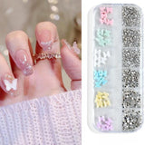Nail Decoration Sticker Nail Enhancement Articles Bow Knot Pearl Sparkling