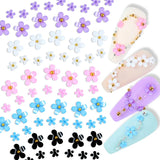 3D Acrylic Pearl Flower Nail Jewelry Gem Beauty Nail Art Charm
