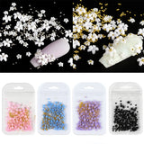 Nail Art Jewelry 3D Acrylic Pearl Flower Mix Beads Nail Charms