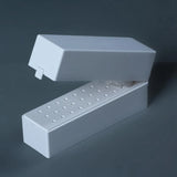 Nail Drill Bits Holder Dustproof Stand Organizer Container 30 Holes