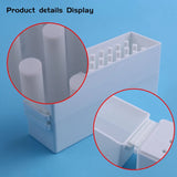 Nail Drill Bits Holder Dustproof Stand Organizer 30 Holes with Acrylic Cover