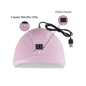 36W Nail Dryer Curing Lamp Uv Led Nail Lamp USB UV Light for Nails