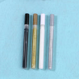 Silver Nail Graffiti Pen Nail Polish Waterproof Marker DIY Home Nail Salons