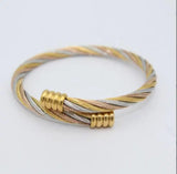 Nail Bracelet Stainless Steel Cuff Rope Chain Charm Jewelry Gift