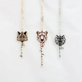 Animal O-Chain Necklace Letter Stainless Steel Personalized Necklace