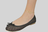 Anklet Foot Accessories Beach Jewelry Summer Nameplate Anklet