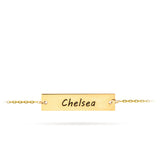 Custom Name Stainless Anklet, Personalized Bracelet
