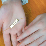 Custom Name Stainless Anklet, Personalized Bracelet