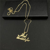 Stainless Steel Box Chain Necklace for Women - Personalized Bead Choker