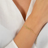 Name Bracelet Couple Stainless Steel Personalized Bracelets Baby Girl