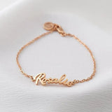 Custom Name Bracelet for Women, Personalized Initial Bracelet