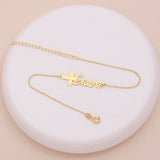 Personalized Cross Name Bracelet for Women