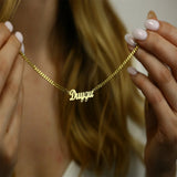 Cuban Chain Necklace Stainless Steel Personalized Pendant Charm Jewelry