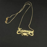 Personalized Box Chain Stainless Steel Necklace For Women