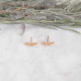 Name Earrings-Personalized Jewelry-Stud Name Earring-Bridesmaid Gift