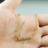 Custom Name Necklace Personalized Jewelry Stainless Steel Pendant