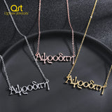 Personalized Name Necklace High Stainless Steel Nameplated Necklaces