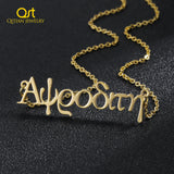 Personalized Name Necklace High Stainless Steel Nameplated Necklaces