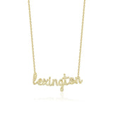 Gold Personalized Name Necklace - Stainless Steel Jewelry