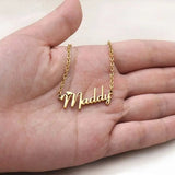 Jennifer Name Necklace Stainless Steel Choker Letter Pendant Gift