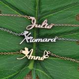 Jennifer Name Necklace Stainless Steel Choker Letter Pendant Gift