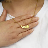 Name Necklace Personalized Stainless Steel Charm Your Name Sarah BRIDESMAID