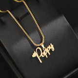 Customize Stainless Steel Name Choker Necklace