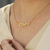 Stainless Steel Name Necklace for Girls Personalized Letter Necklace