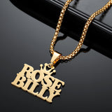 Personalized Name Necklace With Crown 18K Gold-Plated Stainless Steel Pendant