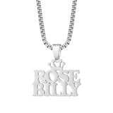 Personalized Name Necklace With Crown 18K Gold-Plated Stainless Steel Pendant
