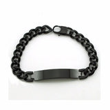 Nameplate Bracelets Men Stainless Steel Charm Bracelet