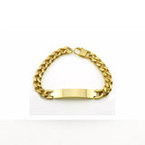 Nameplate Bracelets Men Stainless Steel Charm Bracelet