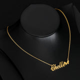 Personalized Butterfly Choker Name Necklace for Women