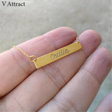 Personalized Name Necklace Roman Numeral Choker Women Gift