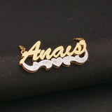 Personalized Nameplate Heart Necklace 3D Pendant